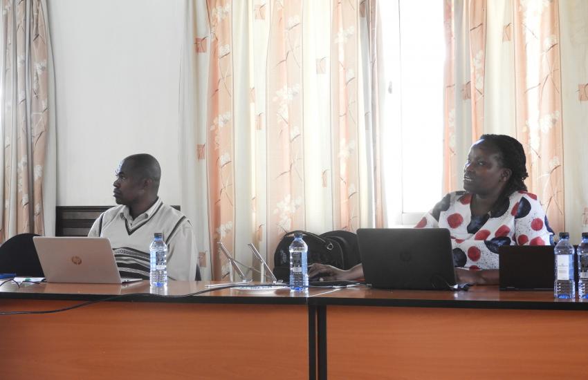 Ms. Ayoo Odicoh makes speaks on Climate Change project