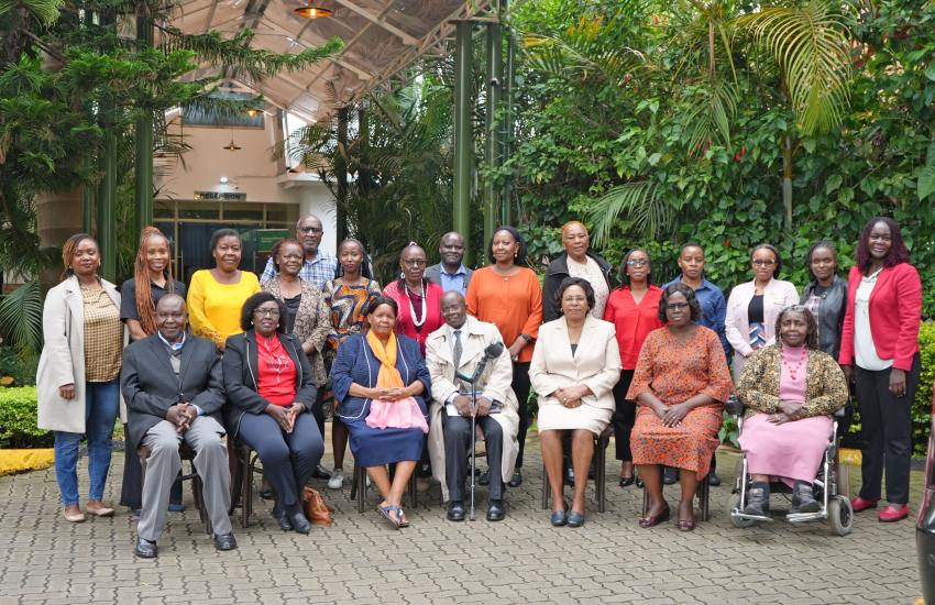 Group photos of participants present at the forum