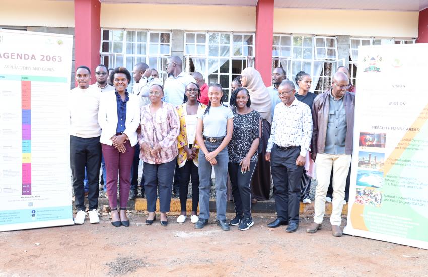 Group photo of participants at research tools training session