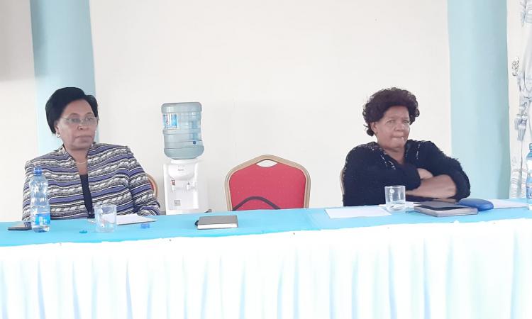 Prof Margaret Kobia during Climate Change, Environment, and Biodiversity Technical meeting 