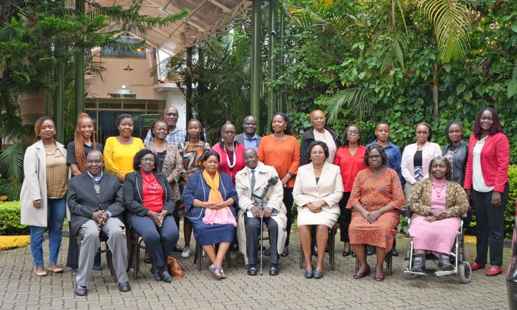 Group photos of participants present at the forum