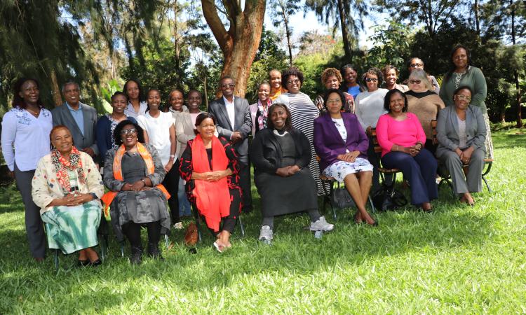 Participants at the final project report review meeting