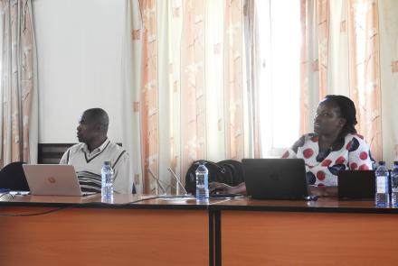 Ms. Ayoo Odicoh makes speaks on Climate Change project