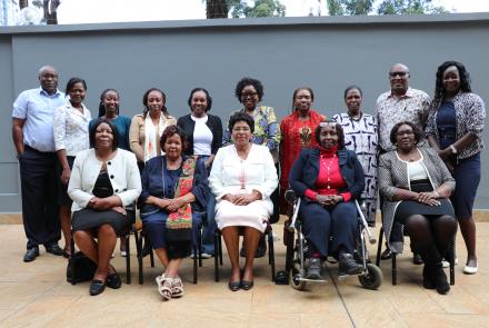 Group photo of all participants during meeting