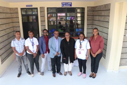 WEE Hub team and staff of the Chidcare Center