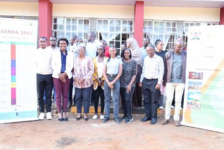 Group photo of participants at research tools training session